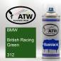 Preview: BMW, British Racing Green, 312: 400ml Sprühdose, von ATW Autoteile West.